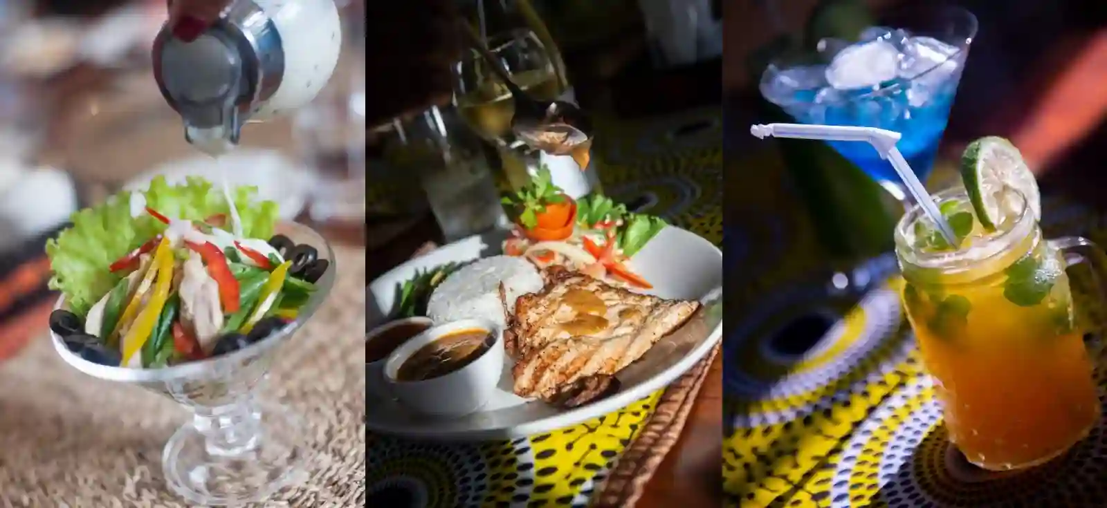 The African tulip dining
